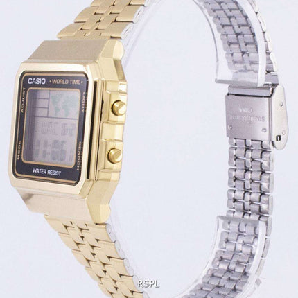 Casio Digital Stainless Steel World Time A500WGA-1DF A500WGA-1 Mens Watch