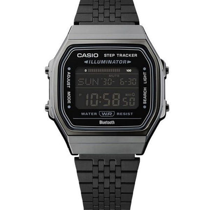 Casio Vintage Digital Smartphone Link Stainless Steel Quartz ABL-100WEGG-1B Unisex Watch