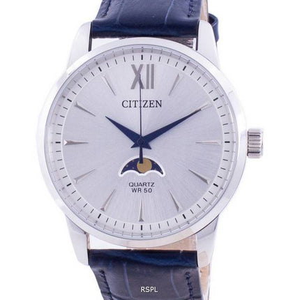 Citizen Moonphase Silver Dial Quartz AK5000-03A Men's Watch