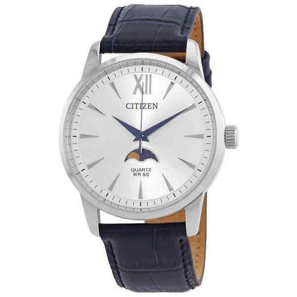 Citizen Moonphase Silver Dial Quartz AK5000-03A Men's Watch