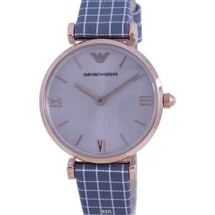 Emporio Armani Gianni T-Bar Grey Dial Quartz AR11386 Women's Watch