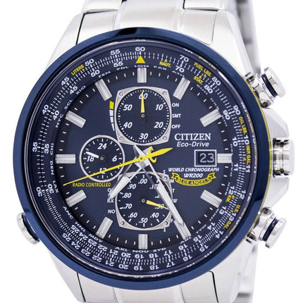 Citizen Eco-Drive Blue Angels Radio Controlled World Chronograph AT8020-54L Men's Watch