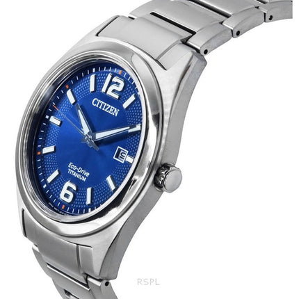 Citizen Super Titanium Blue Dial Eco-Drive AW1641-81L Men's Watch