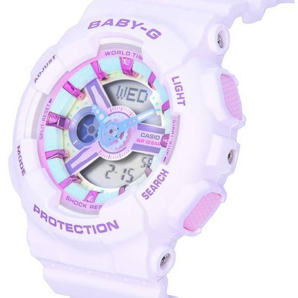 Casio Baby-G Analog Digital Pastel Meets Metallic Quartz BA-110XPM-6A BA110XPM-6 100M Womens Watch