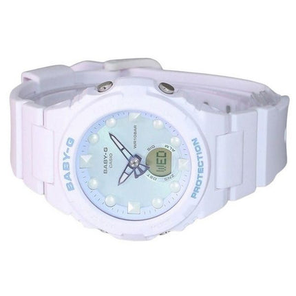 Casio Baby-G Futuristic Holographic Analog Digital Light Green Dial Quartz BGA-320FH-4A 100M Womens Watch