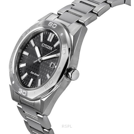 Citizen Eco-Drive Stainless Steel Black Dial BM7630-80E 100M Men's Watch