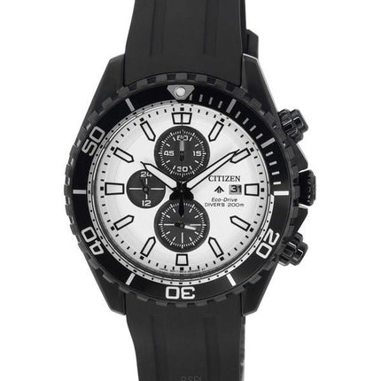 Citizen Promaster Marine Eco-Drive Chronograph White Dial Diver's CA0825-05A 200M Men's Watch