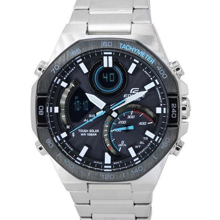 Casio Edifice Mobile Link Analog Digital Grey Dial Solar ECB-950DB-1A 100M Men's Watch