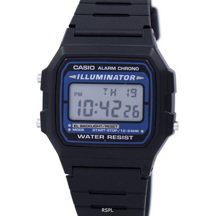 Casio Digital Quartz Alarm Chrono Illuminator F-105W-1ADF F-105W-1 Mens Watch