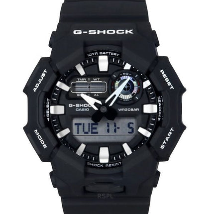 Casio G-Shock Analog Digital Bio-Based Resin Strap Black Dial Quartz GA-010-1A 200M Men's Watch