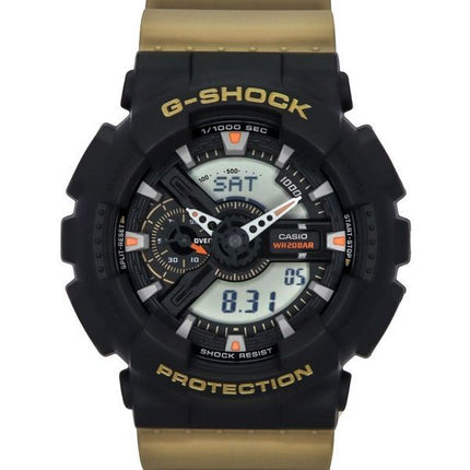 Casio G-Shock Analog Digital Resin Strap Black Dial Quartz GA-110TU-1A5 200M Men's Watch