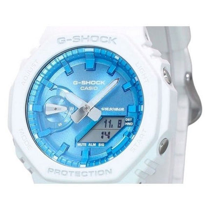 Casio G-Shock Seasonal Collection 2023 Analog Digital Blue Dial Quartz GA-2100WS-7A 200M Mens Watch