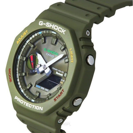 Casio G-Shock Analog Digital Smartphone Link Bluetooth Green Dial Solar GA-B2100FC-3A 200M Men's Watch