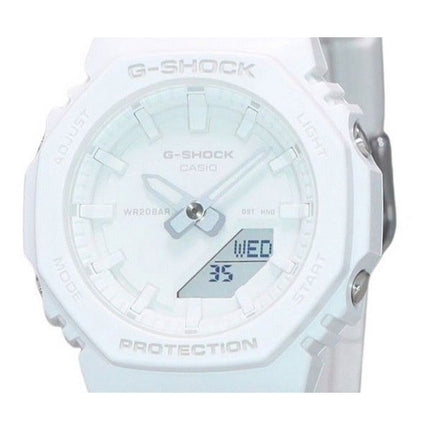 Casio G-Shock Analog Digital Resin Strap White Dial Quartz GMA-P2100-7A 200M Womens Watch