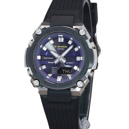 Casio G-Shock G-Steel Analog Digital Smartphone Link Bluetooth Blue Dial Solar GST-B600A-1A6 200M Men's Watch