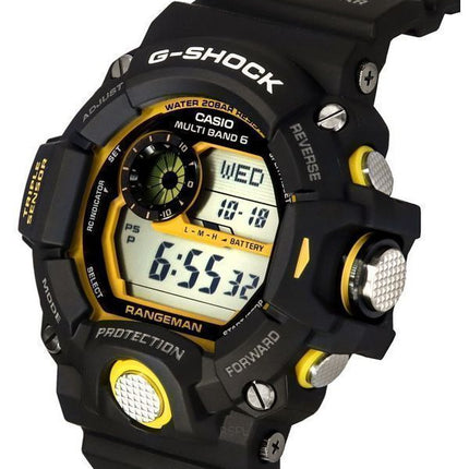 Casio G-Shock Master Of G-Land Rangeman Digital Black Resin Strap Solar GW-9400Y-1 200M Mens Watch