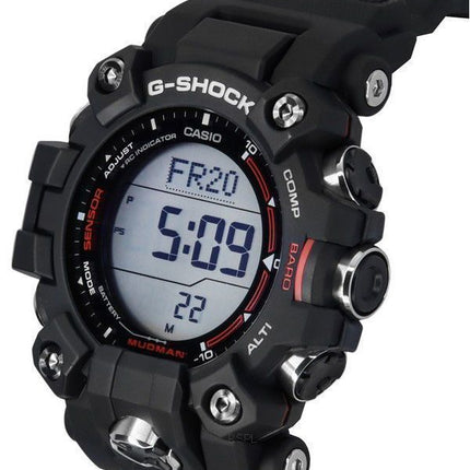 Casio G-Shock Mudman Master Of G-Land Digital Resin Strap Solar GW-9500-1 200M Mens Watch