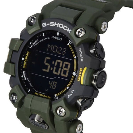 Casio G-Shock Mudman Master Of G-Land Digital Green Resin Strap Solar GW-9500-3 200M Mens Watch