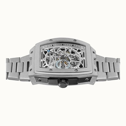 Ingersoll The Challenger Stainless Steel Silver Skeleton Dial Automatic I12310 Men's Watch