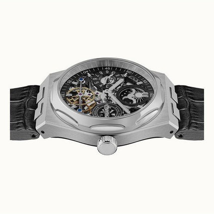 Ingersoll The Broadway Dual Time Black Skeleton Dial Automatic I12903 Mens Watch