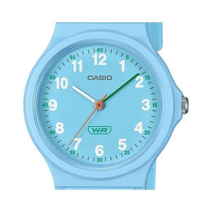 Casio Pop Analog Blue Bio Based Resin Strap Blue Dial Quartz LQ-24B-2B Women's Watch