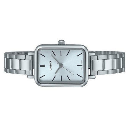 Casio Standard Analog Stainless Steel Light Blue Dial Quartz LTP-V009D-2E Womens Watch