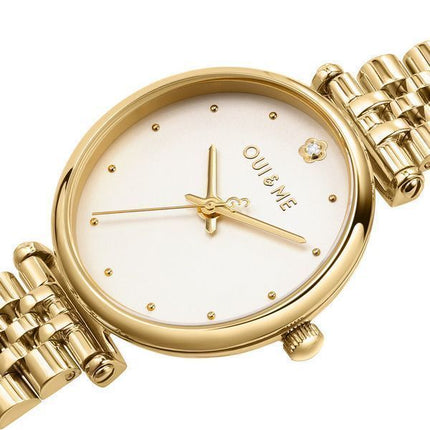 Oui & Me Etoile Gold Tone Stainless Steel White Dial Quartz ME010295 Women's Watch