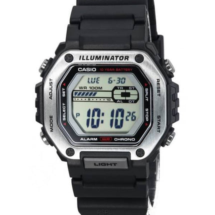 Casio Standard Digital Black Dial Quartz MWD-110H-1A MWD110H-1 100M Men's Watch