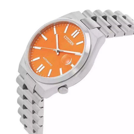 Citizen Tsuyosa Stainless Steel Orange Dial Automatic NJ0151-88Z Men's Watch