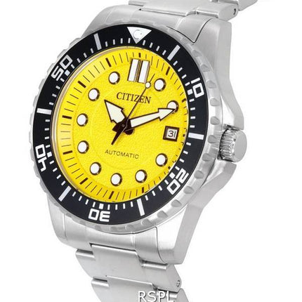 Citizen Urban Mechanical Yellow Dial Automatic NJ0170-83Z 100M Men's Watch