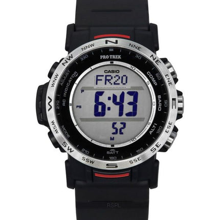 Casio Pro Trek Climber Line Digital Bio Based Resin Strap Tough Solar PRW-35-1A 100M Mens Watch