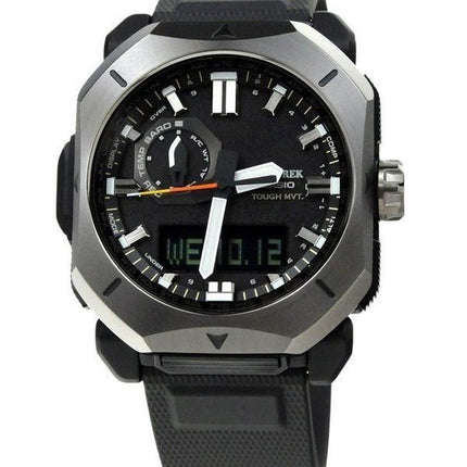 Casio ProTrek Analog Digital Black Bio Based Resin Grey Dial Tough Solar PRW-6900Y-1 100M Men's Watch