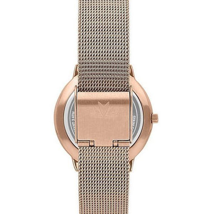 Morellato 1930 Just Time Rose Gold Silver Dial Quartz R0153161504 Womens Watch With Free Bracelet