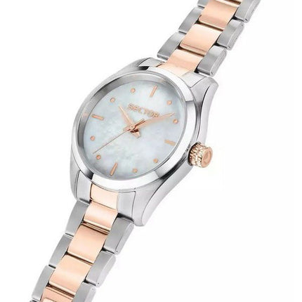 Sector 270 Just Time Two Tone Stainless Steel Silver Dial Quartz R3253578508 Womens Watch