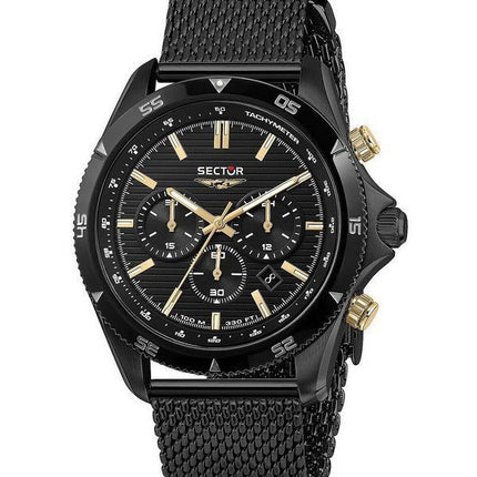 Sector 650 Chronograph Stainless Steel Black Dial Quartz R3273631005 100M Mens Watch