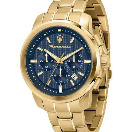 Maserati Successo Chronograph Blue Dial Quartz R8873621021 Mens Watch