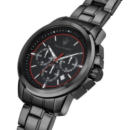 Maserati Successo Limited Edition Chronograph Stainless Steel Black Dial Quartz R8873621027 Men's Watch