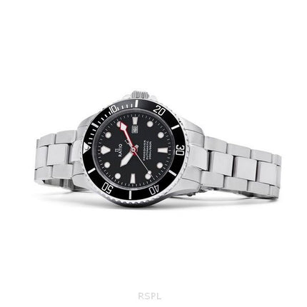 Ratio FreeDiver Sapphire Stainless Steel Black Dial Automatic RTFL831 200M Women's Watch