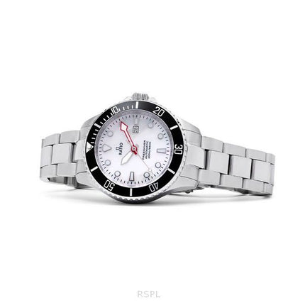 Ratio FreeDiver Sapphire Stainless Steel White Mother Of Pearl Dial Automatic RTFL841 200M Women's Watch