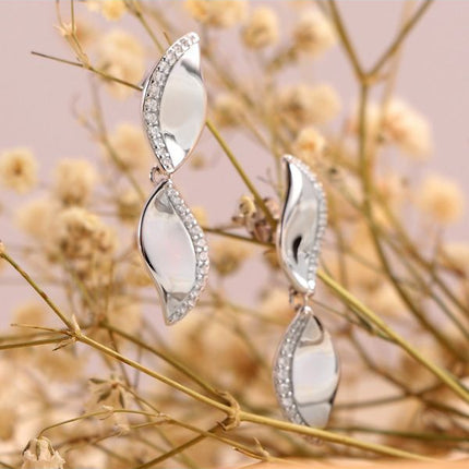 Morellato Foglia 925 Silver Earrings SAKH35 For Women