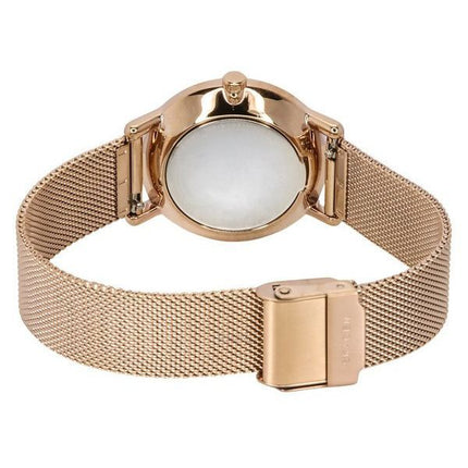 Skagen Kuppel Lille Rose Gold Stainless Steel White Dial Quartz SKW3099 Womens Watch