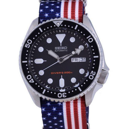 Seiko Automatic Divers Polyester SKX007K1-var-NATO27 200M Mens Watch