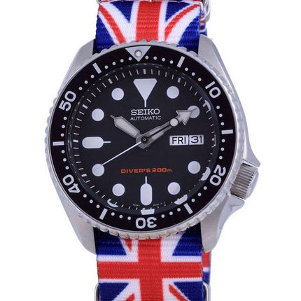 Seiko Automatic Divers Polyester SKX007K1-var-NATO28 200M Mens Watch