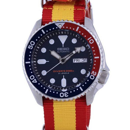 Seiko Automatic Divers Polyester Japan Made SKX009J1-var-NATO29 200M Mens Watch