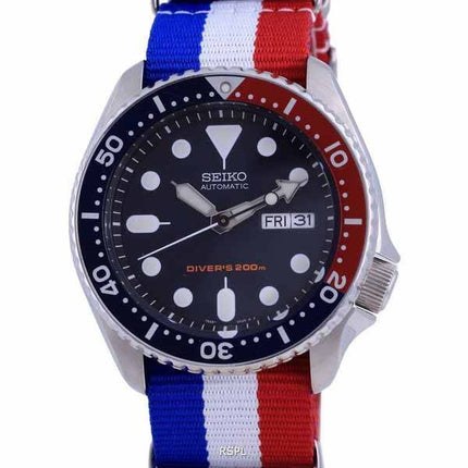 Seiko Automatic Divers Polyester SKX009K1-var-NATO25 200M Mens Watch