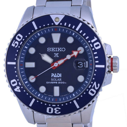 Seiko Prospex Padi Special Edition Blue Dial Solar Diver's SNE549 SNE549P1 SNE549P 200M Men's Watch