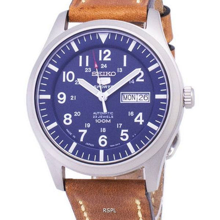 Seiko 5 Sports SNZG11J1-LS17 Automatic Brown Leather Strap Men's Watch