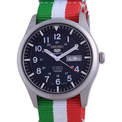 Seiko 5 Sports Automatic Polyester SNZG11K1-var-NATO23 100M Mens Watch