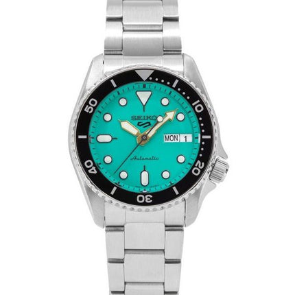 Seiko 5 Sports SKX Style Midi Teal Dial Automatic SRPK33K1 100M Men's Watch