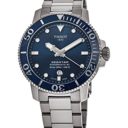 Tissot Seastar 1000 Professional Powermatic 80 Blue Dial Diver's T120.407.11.041.03 T1204071104103 300M Men's Watch